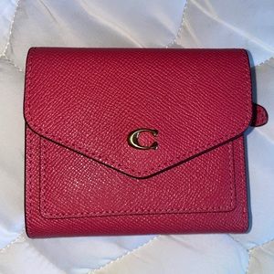 Coach “watermelon” color wallet never used